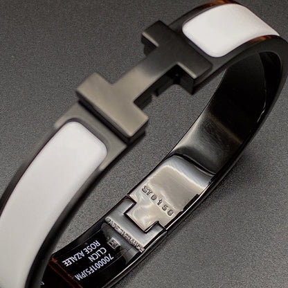 [Avelora]H BRACELET 12MM BLACK WHITE CERAMIC
