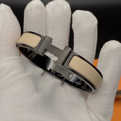 [Avelora]H BRACELET 12MM BLACK BEIGE CERAMIC