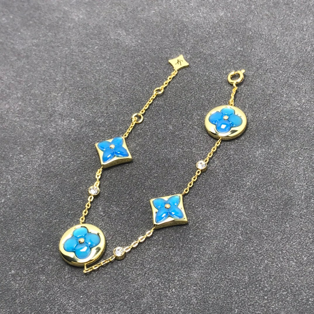 [Avelora]STAR AND SUN TURQUOISE 4 MOTIFS 3 DIAMONDS