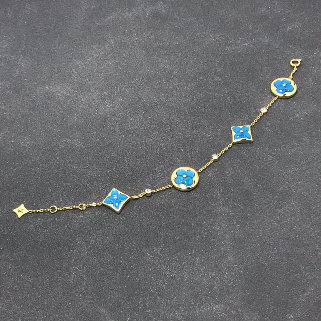 [Avelora Jewelry ]STAR AND SUN TURQUOISE 4 MOTIFS 3 DIAMONDS