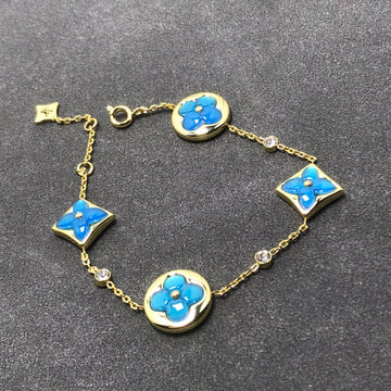 [Avelora Jewelry ]STAR AND SUN TURQUOISE 4 MOTIFS 3 DIAMONDS