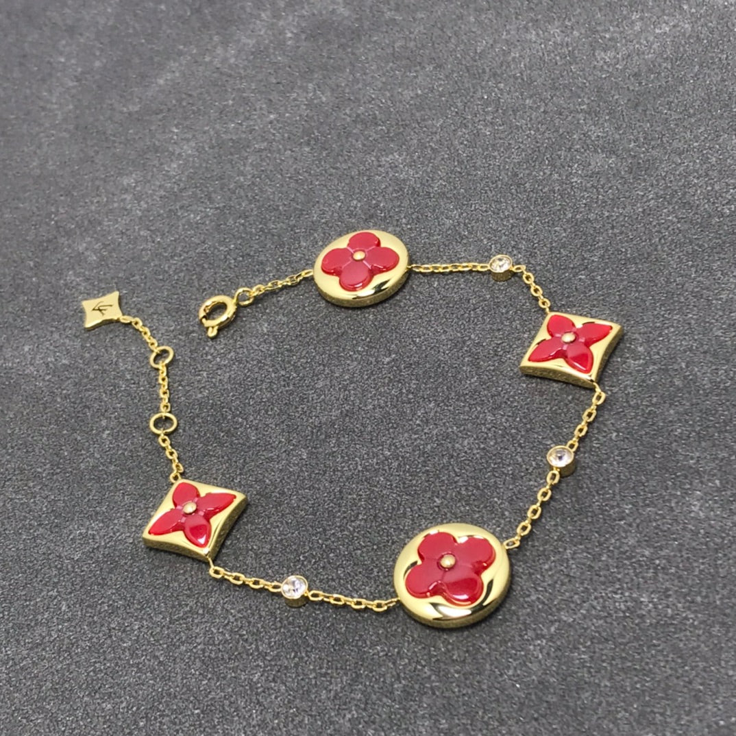 [Avelora]STAR AND SUN CARNELIAN 4 MOTIFS 3 DIAMONDS
