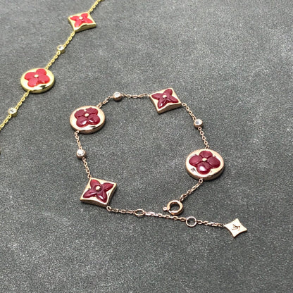 [Avelora]STAR AND SUN CARNELIAN 4 MOTIFS 3 DIAMONDS