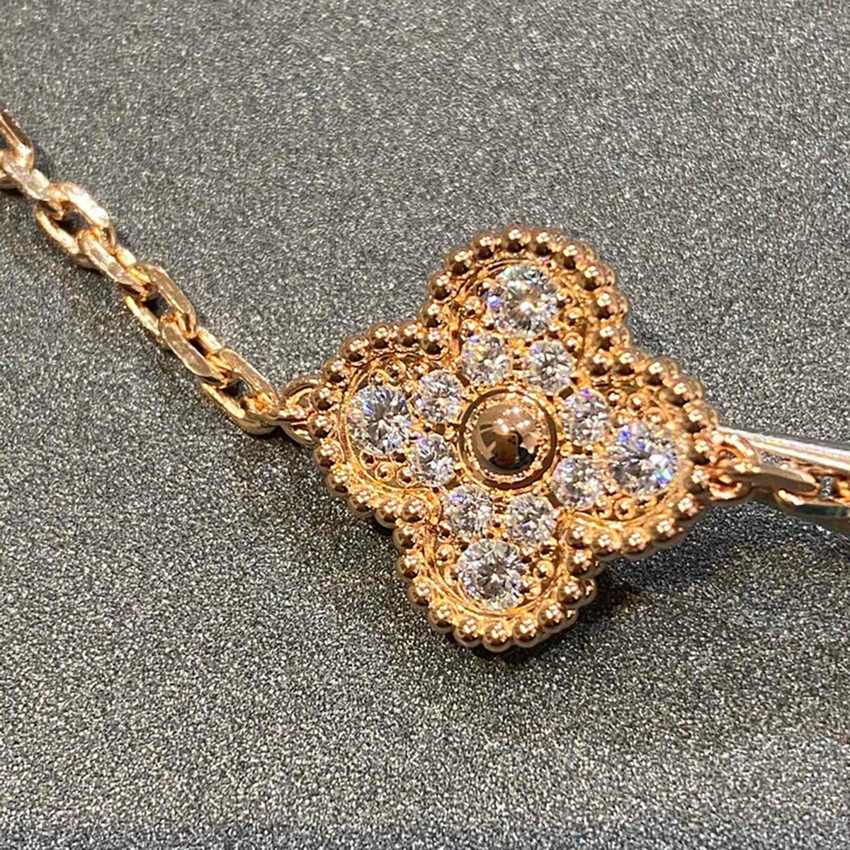 [Avelora Jewelry ] CLOVER 5 MOTIF FULL DIAMOND BRACELET COLLECTION