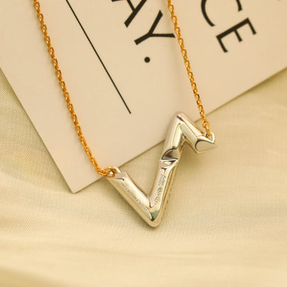 [Avelora]VOLT SILVER DIAMOND PEDANT NECKLACE
