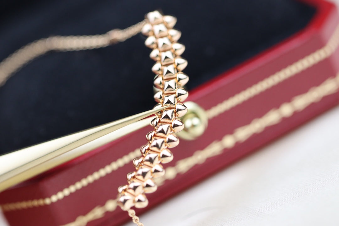 [Avelora Jewelry ]CLASH PINK GOLD NECKLACE