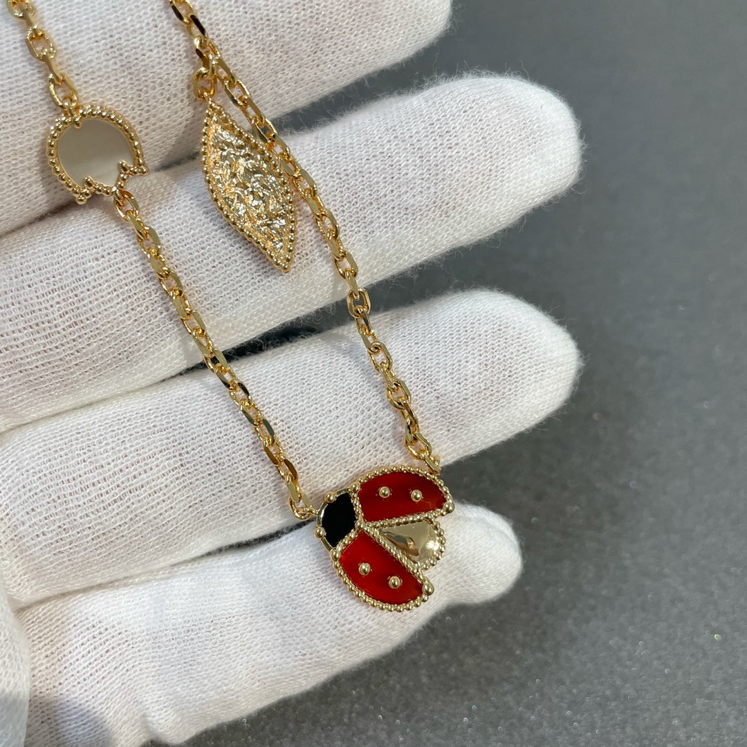 [Avelora Jewelry ]LUCKY SPRING 15 MOTIFS GOLD NECKLACE