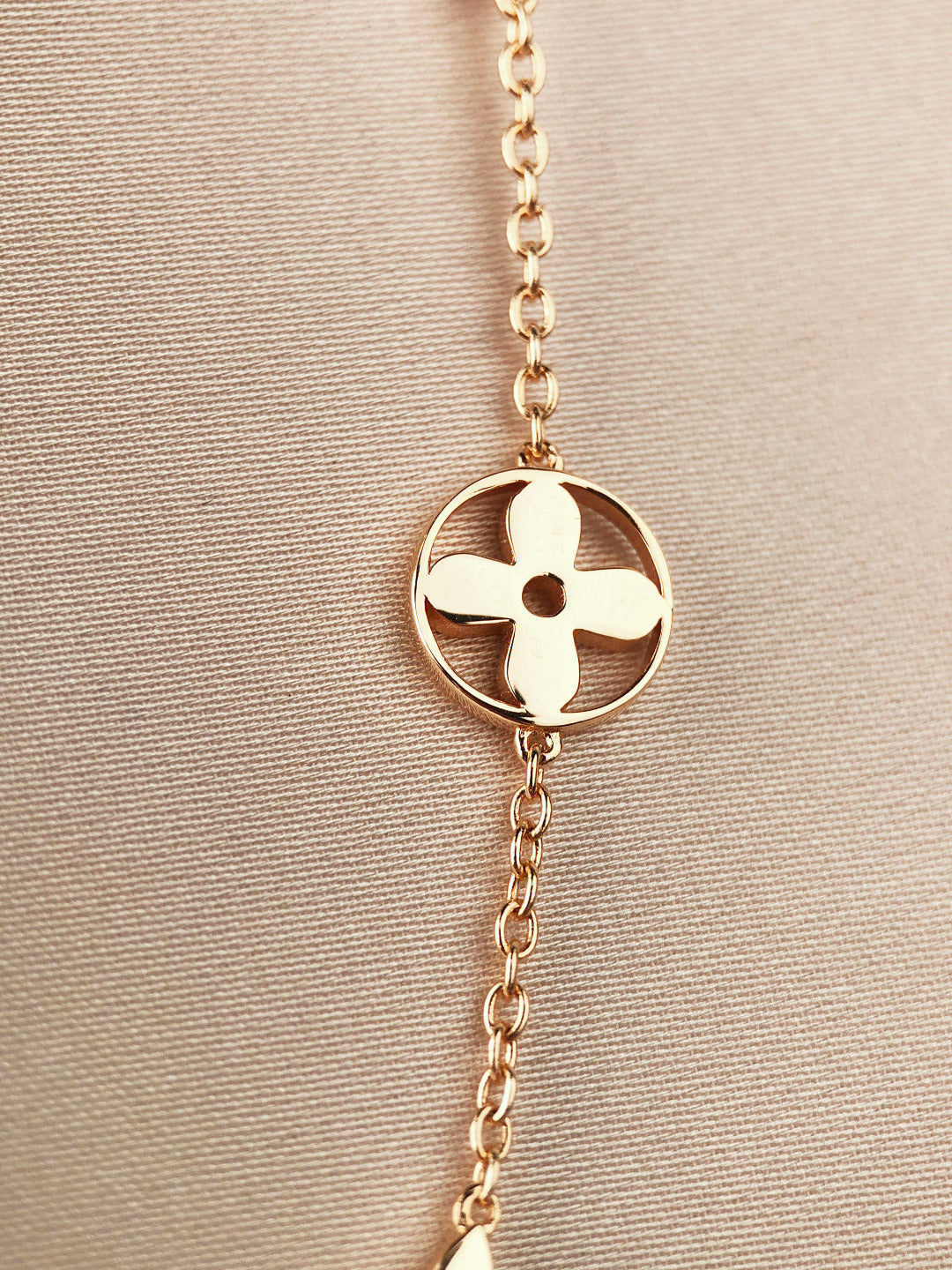 [Avelora]STAR AND SUN 7 MOTIFS GOLD BRACELET