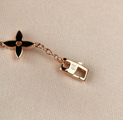 [Avelora]STAR AND SUN 7 MOTIFS GOLD BRACELET