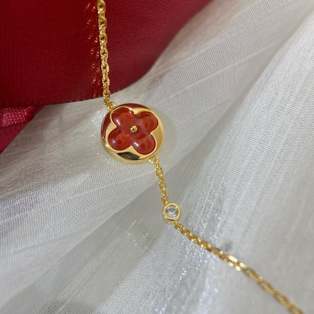 [Avelora Jewelry ]SUN PEDANT CARNELIAN BRACELET