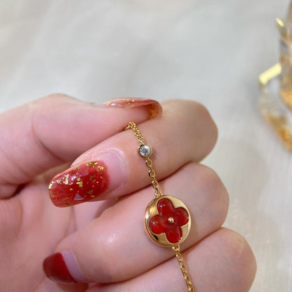 [Avelora]SUN PEDANT CARNELIAN BRACELET
