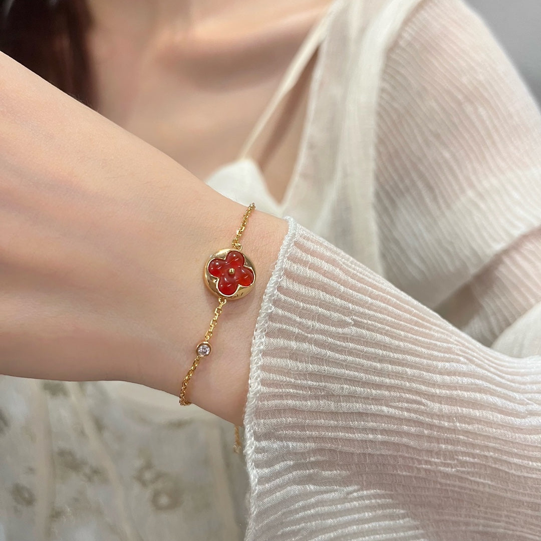 [Avelora Jewelry ]SUN PEDANT CARNELIAN BRACELET