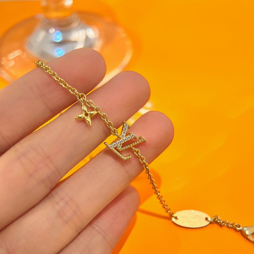 [Avelora Jewelry ]LOGO STAR MOTIF GOLD BRACELET