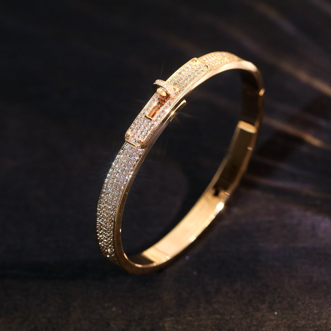 [Avelora Jewelry ]KELLY BRACELET DIAMOND PAVED