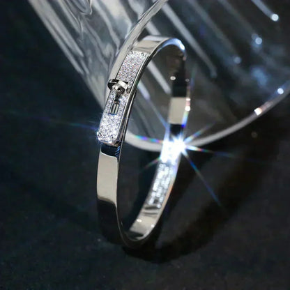 [Avelora]KELLY SILVER DIAMOND BRACELET