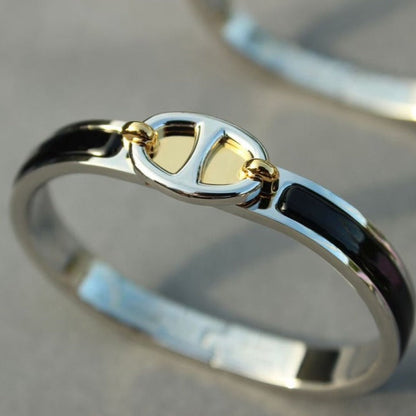 [Avelora]CLIC CHAINE SILVER BRACELET