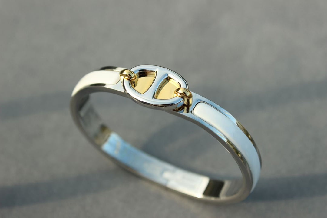 [Avelora]CLIC CHAINE SILVER BRACELET
