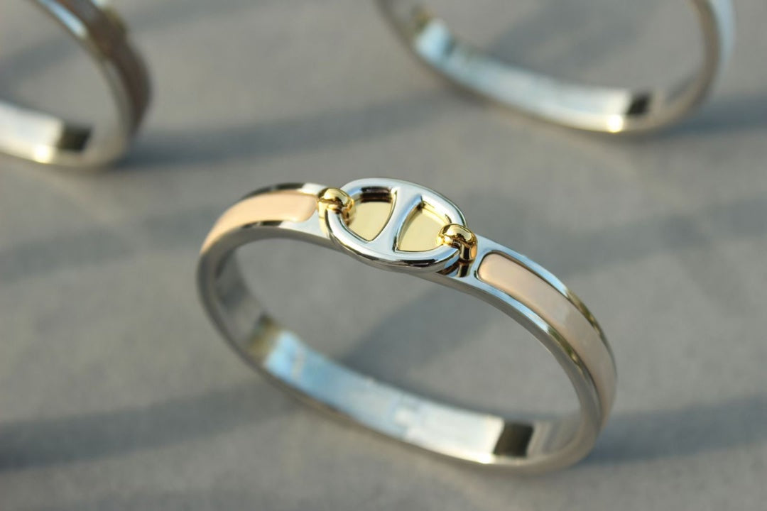 [Avelora Jewelry ]CLIC CHAINE SILVER BRACELET