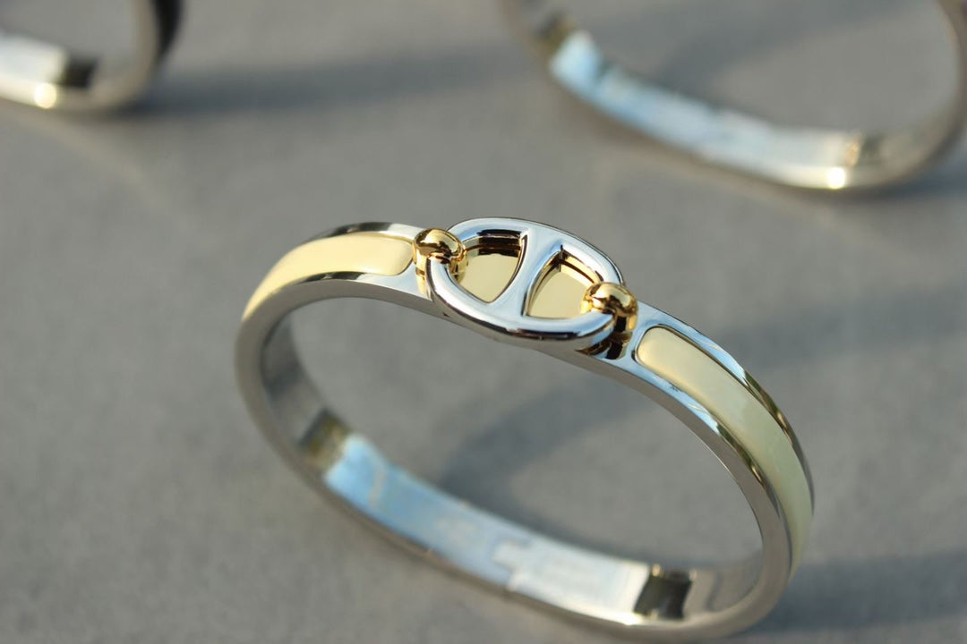 [Avelora Jewelry ]CLIC CHAINE SILVER BRACELET