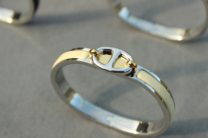 [Avelora]CLIC CHAINE SILVER BRACELET