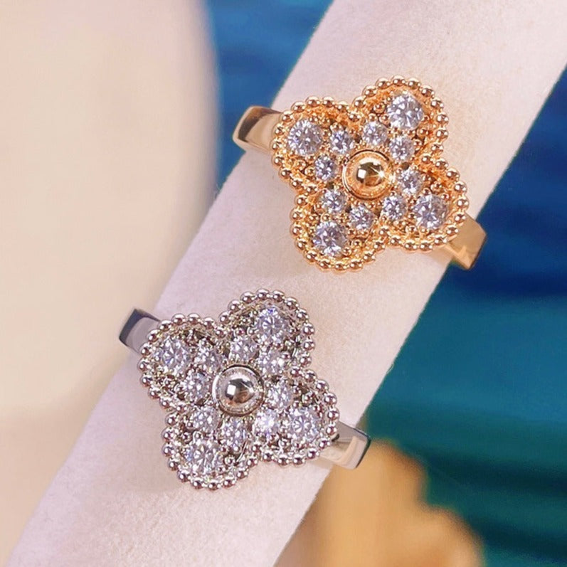 [Avelora Jewelry ]CLOVER DIAMOND RING