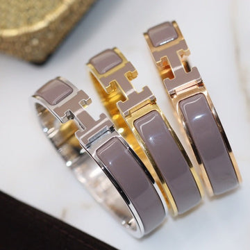 [Avelora Jewelry ]H BRACELET 12MM BROWN