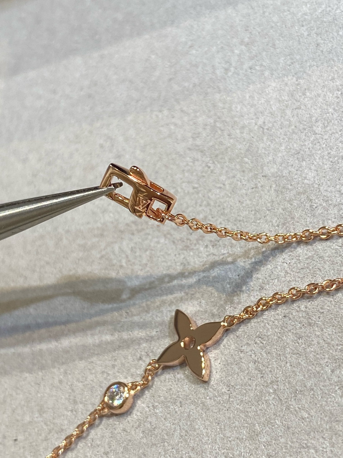 [Avelora Jewelry ]STAR DIAMOND PINK GOLD BRACELET