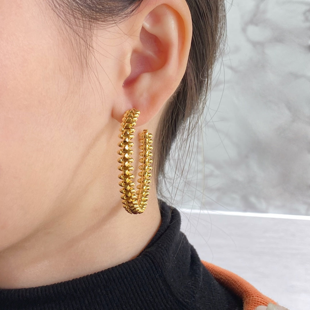 [Avelora Jewelry ]CLASH HOOP EARRINGS