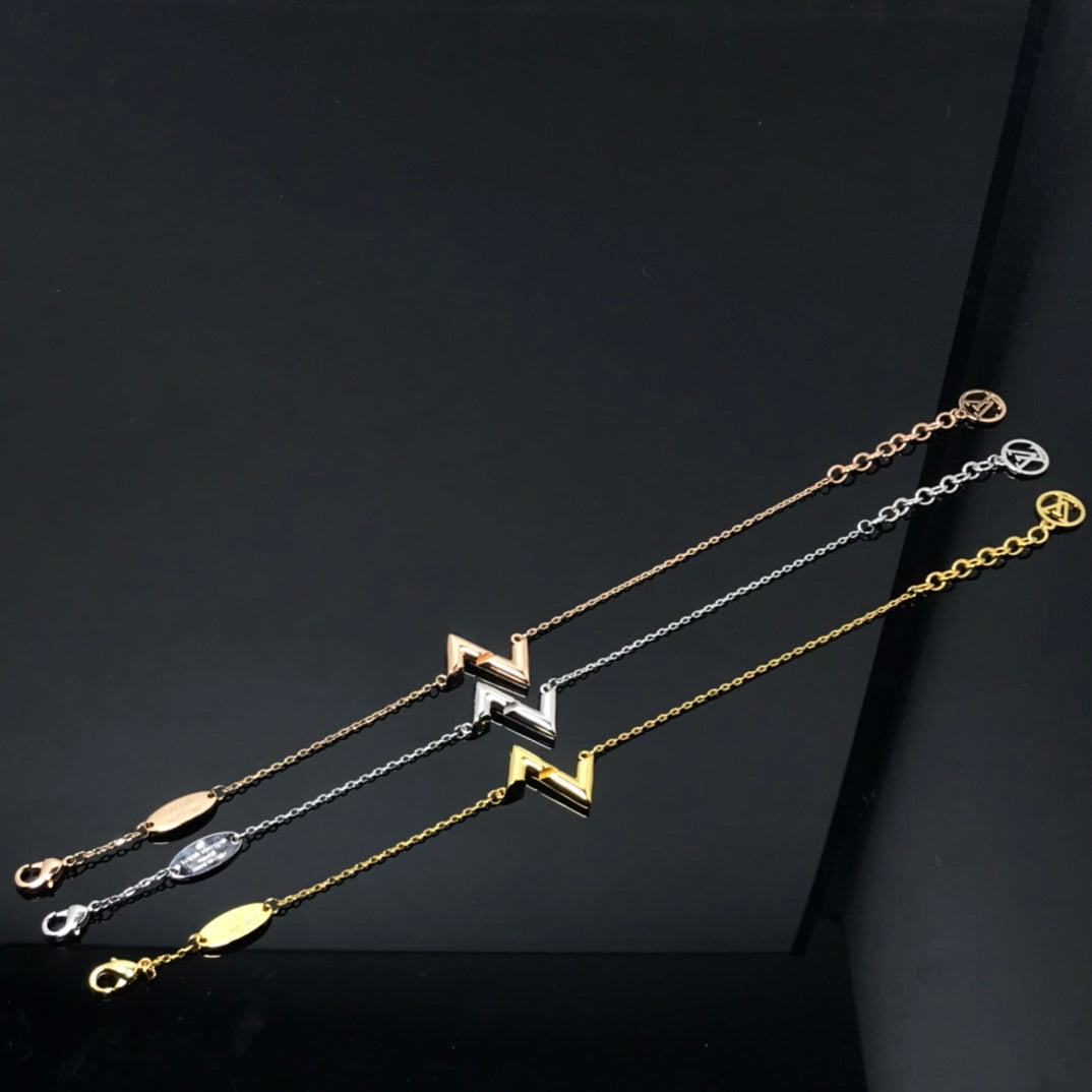 [Avelora]VOLT LV LOGO BRACELET