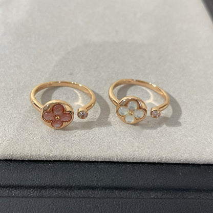 [Avelora]SUN 1 DIAMOND PINK MOP RING