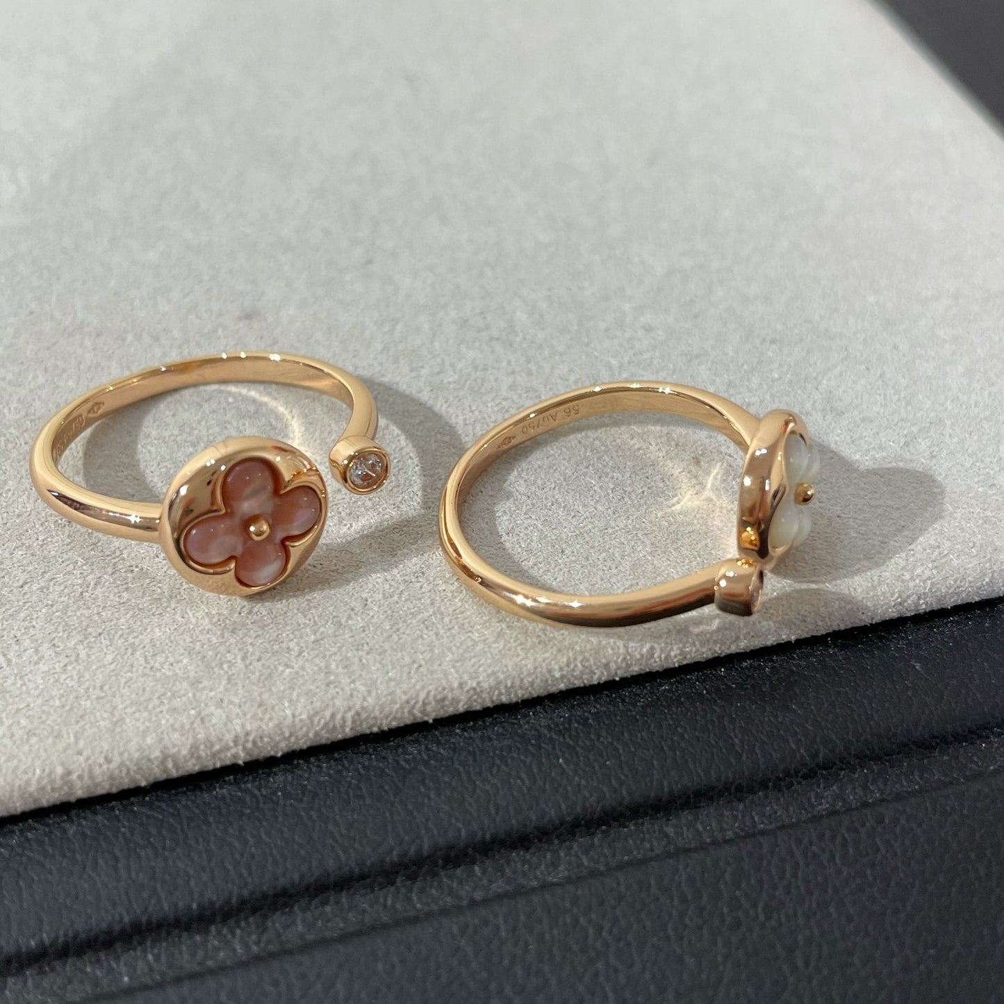 [Avelora]SUN 1 DIAMOND PINK MOP RING