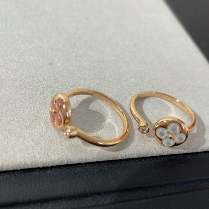 [Avelora]SUN 1 DIAMOND PINK MOP RING