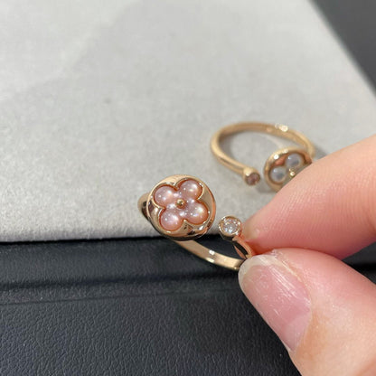 [Avelora]SUN 1 DIAMOND PINK MOP RING