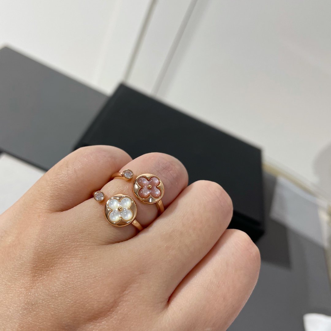 [Avelora]SUN 1 DIAMOND PINK MOP RING