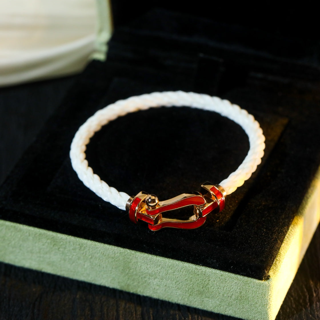 [Avelora Jewelry ]FORCE 10 WHITE TEXTILE DIAMOND PAVED