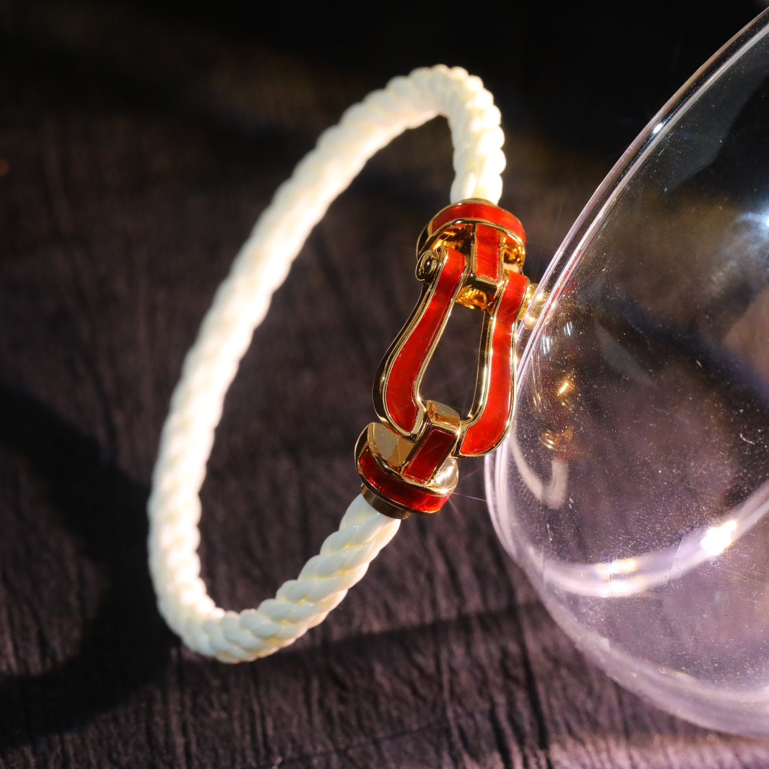 [Avelora Jewelry ]FORCE 10 WHITE TEXTILE DIAMOND PAVED