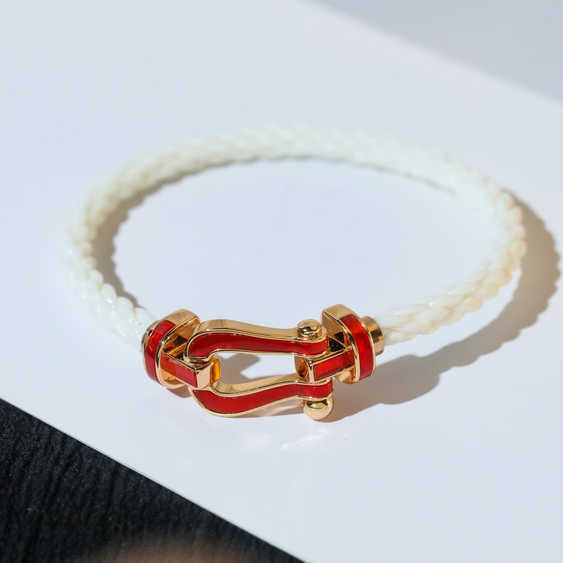 [Avelora Jewelry ]FORCE 10 WHITE TEXTILE DIAMOND PAVED