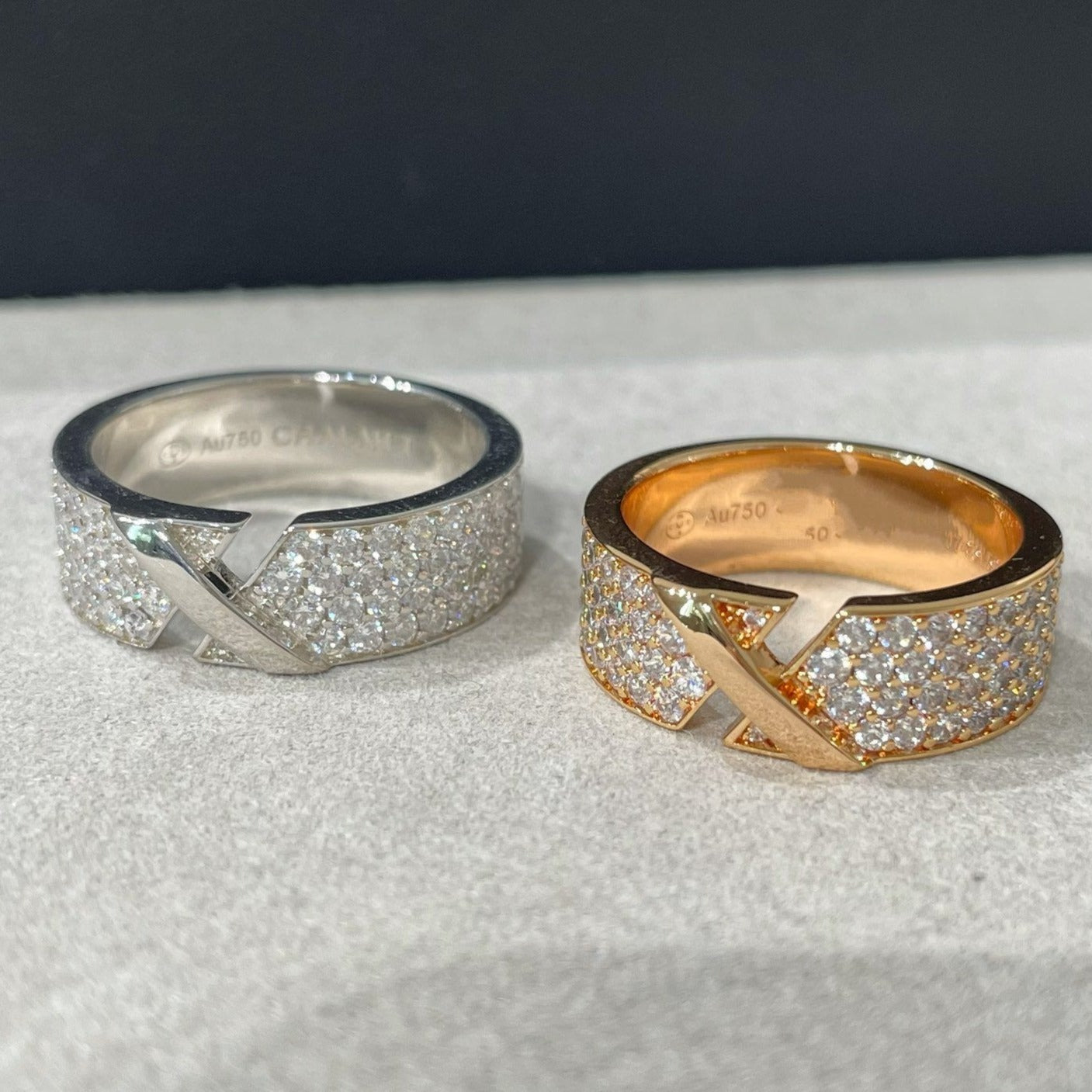 [Avelora]LIENS EVIDENCE  DIAMOND PAVED RING