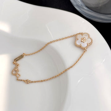 [Avelora Jewelry ]LUCKY SPRING ROSE GOLD MOP BRACELET