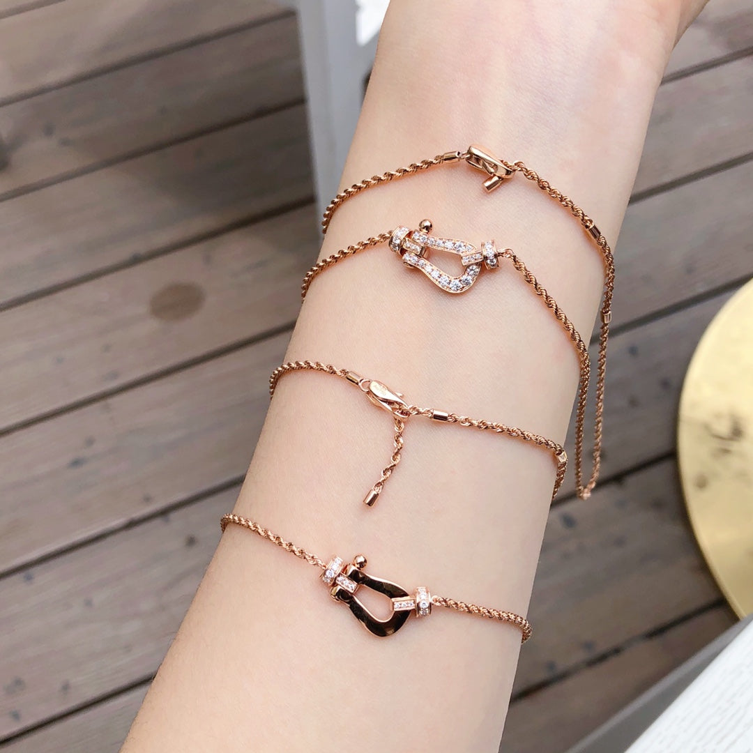 [Avelora Jewelry ]FORCE 10 PINK GOLD DIAMOND NECKLACE