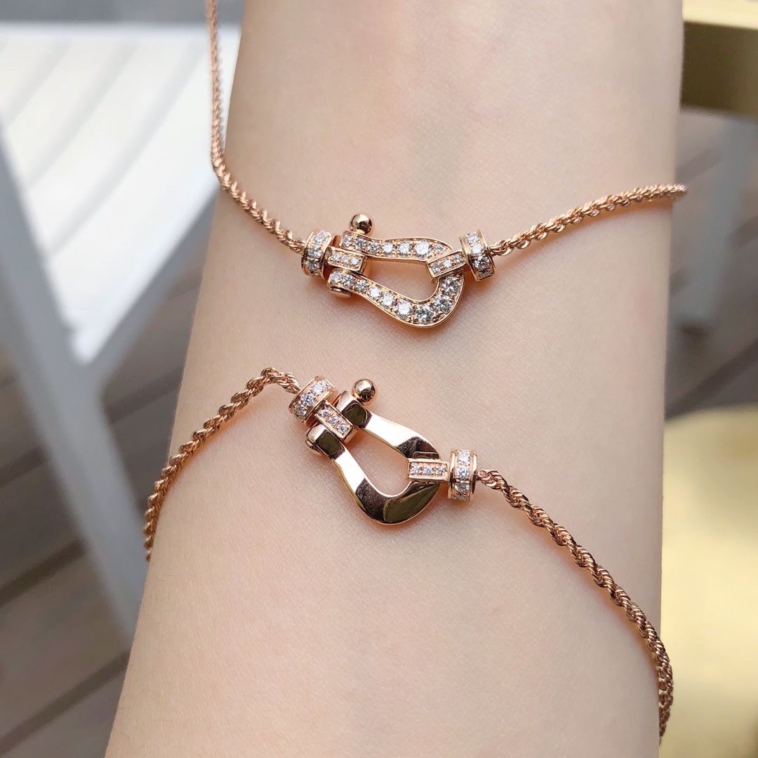 [Avelora Jewelry ]FORCE 10 PINK GOLD DIAMOND NECKLACE