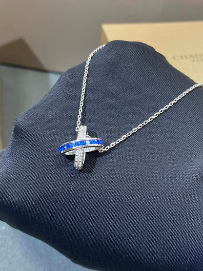 [Avelora]LIENS DIAMOND SILVER NECKLACE