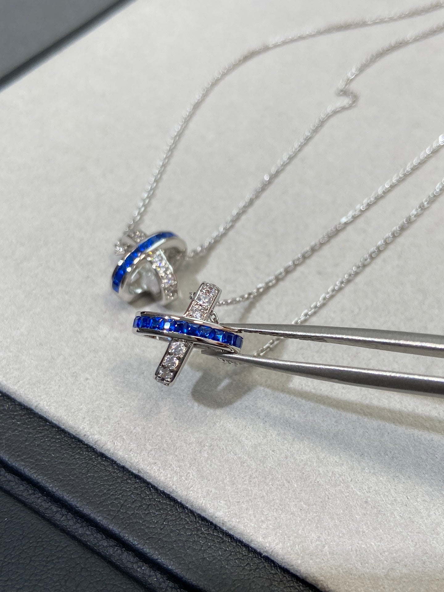 [Avelora]LIENS DIAMOND SILVER NECKLACE
