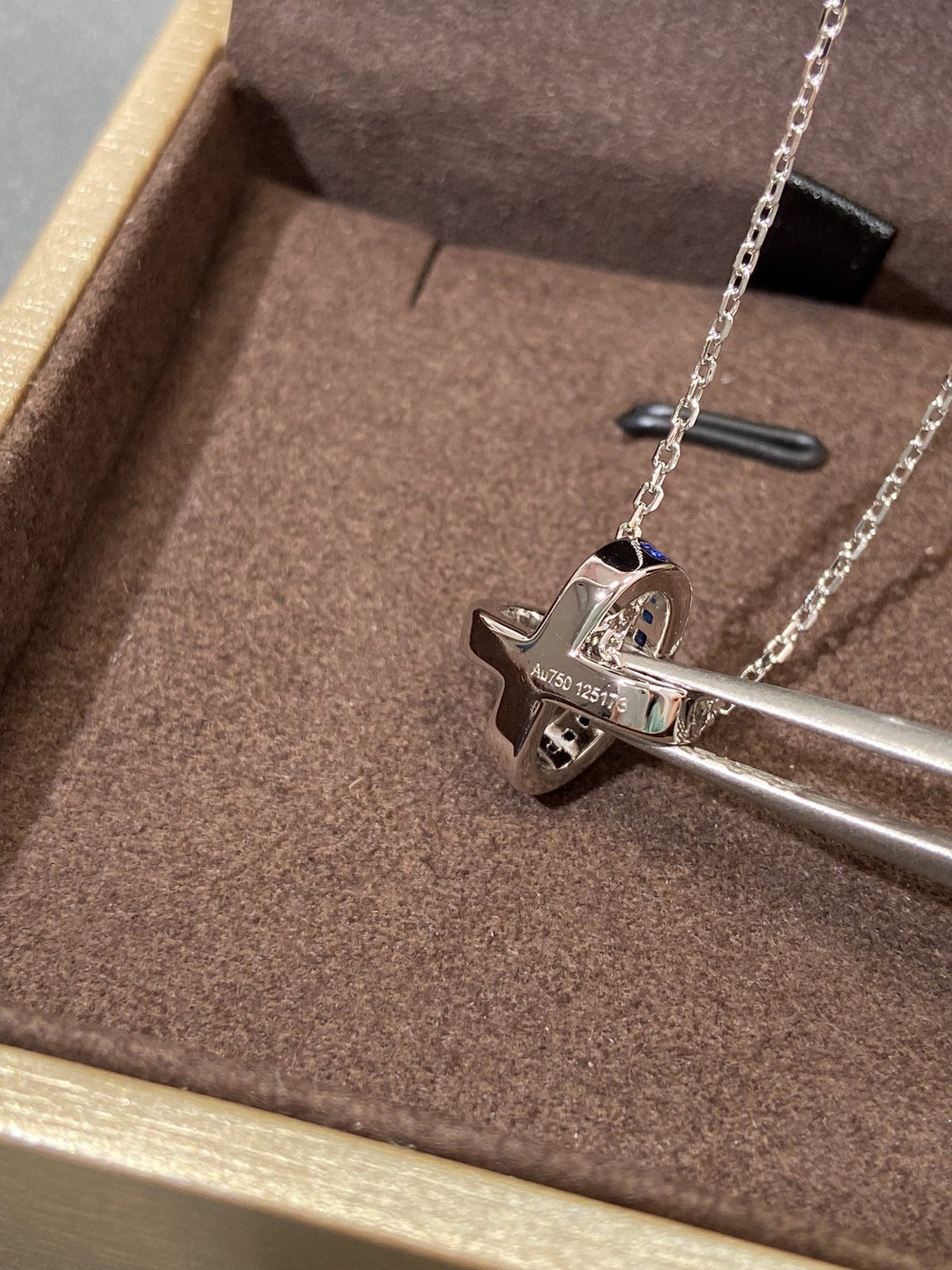 [Avelora Jewelry ]LIENS DIAMOND SILVER NECKLACE