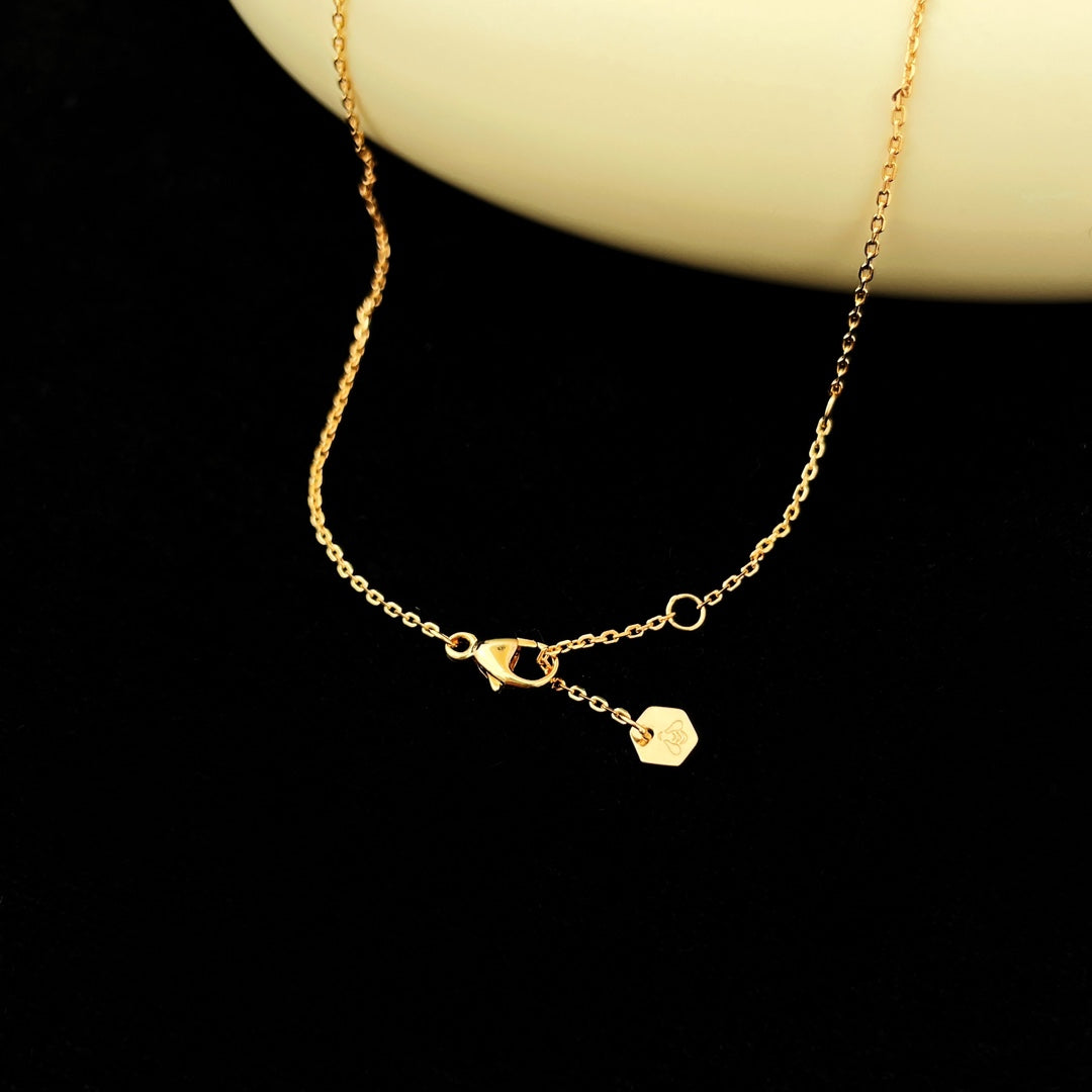 [Avelora Jewelry ]BEE MINI PEDANT DIAMOND NECKLACE