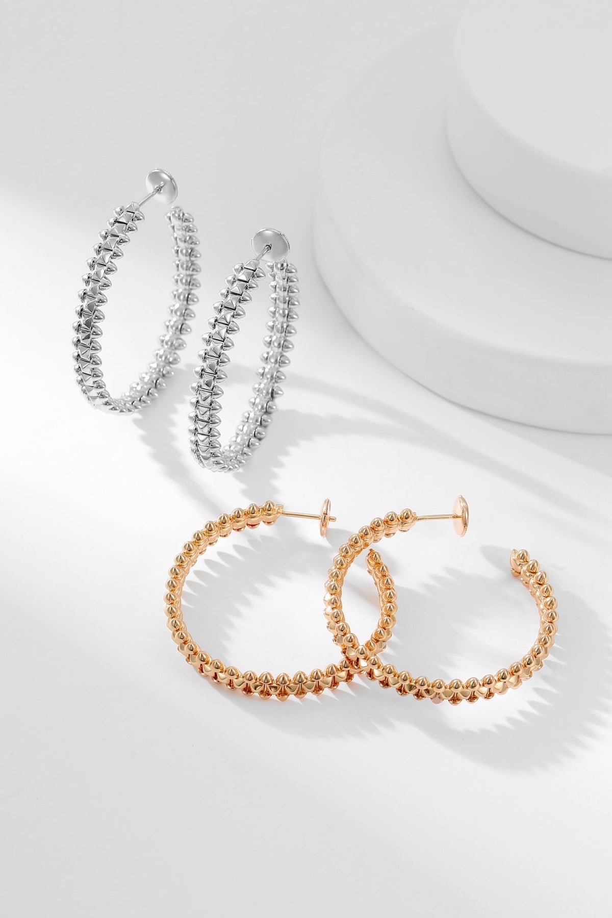 [Avelora Jewelry ]CLASH HOOP EARRINGS