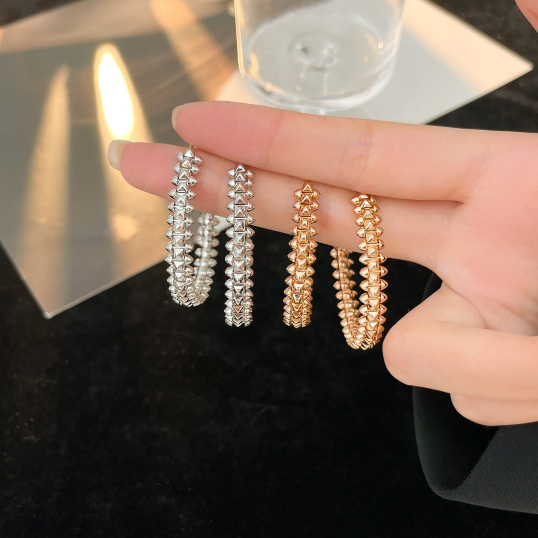 [Avelora Jewelry ]CLASH HOOP EARRINGS
