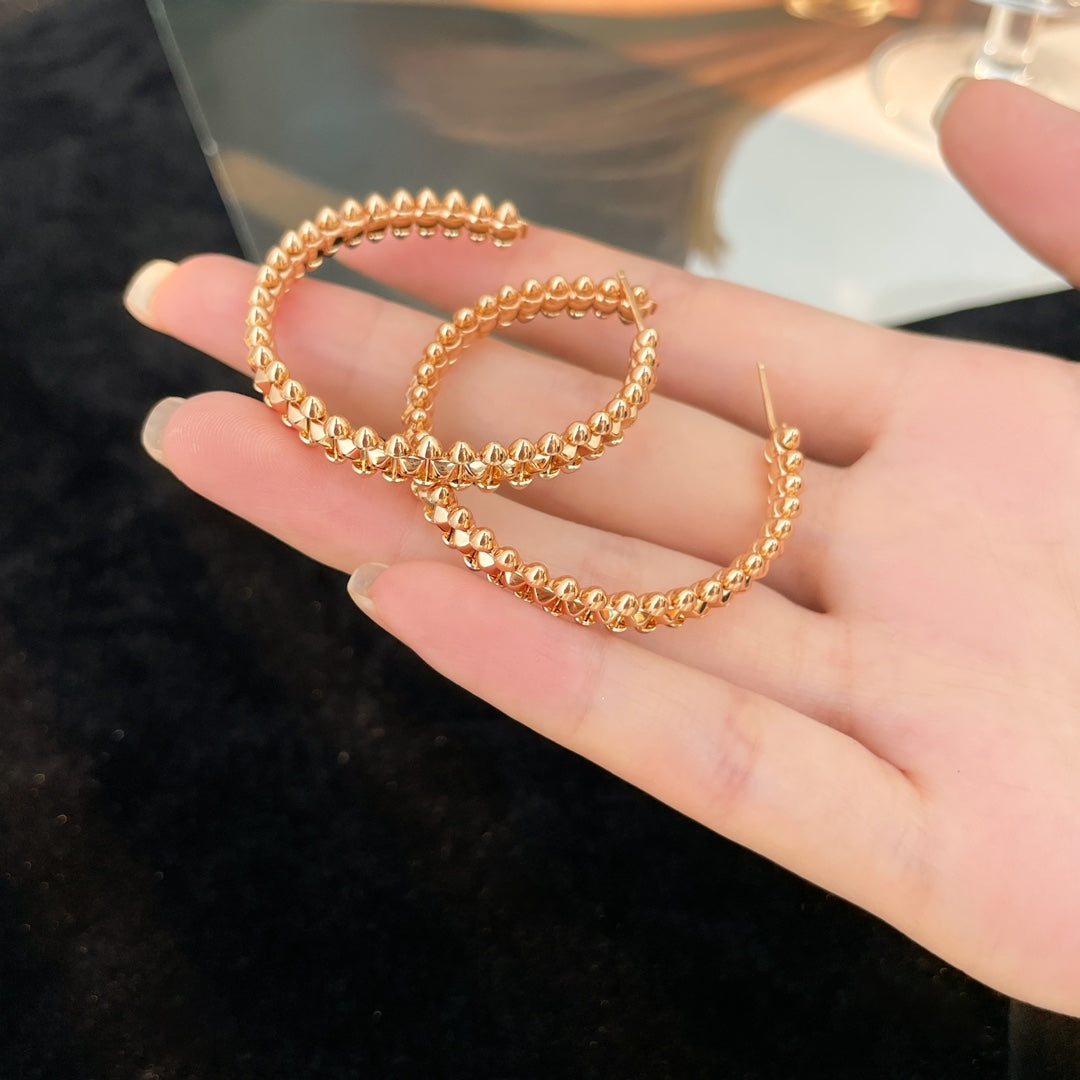 [Avelora Jewelry ]CLASH HOOP EARRINGS