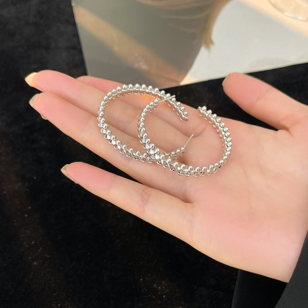 [Avelora Jewelry ]CLASH HOOP EARRINGS