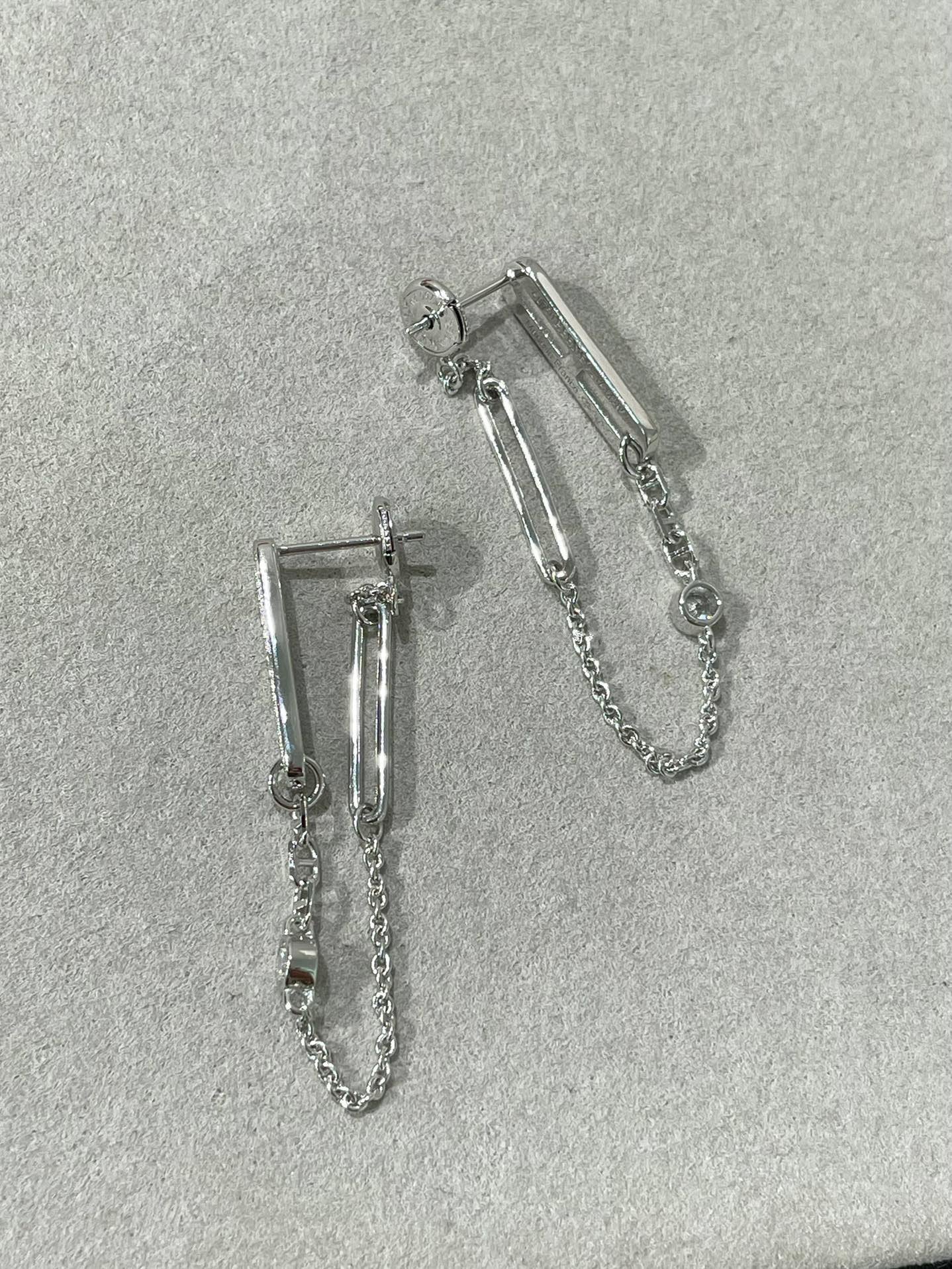[Avelora]CHAINE CHAOS DIAMOND DROP EARRINGS